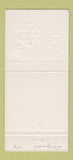 Matchbook Cover - University Club Pittsburgh PA Christmas 30 Strike