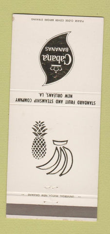 Matchbook Cover - Cabana Bananas New Orleans LA 30 Strike