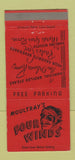 Matchbook Cover - Moultray's Four Winds  Yakima WA 30 Strike
