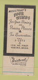 Matchbook Cover - Moultray's Four Winds  Yakima WA 30 Strike