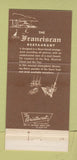 Matchbook Cover - Franciscan Restaurant San Francisco CA 30 Strike