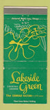 Matchbook Cover - Lakeside Green Conrad Hilton Hotel Chicago IL WEAR 30 Strike