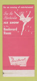 Matchbook Cover - Lakeside Green Conrad Hilton Hotel Chicago IL WEAR 30 Strike