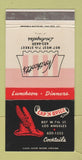 Matchbook Cover - Cap n Quill Los Angeles CA Northcott's 30 Strike