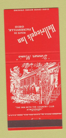 Matchbook Cover - Hellriegel's Inn Painesville OH 30 Strike