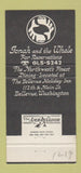 Matchbook Cover - Jonah and the Whale Bellevue WA 30 Strike