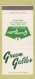 Matchbook Cover - Green Gables Restaurant Santa Barbara CA 30 Strike