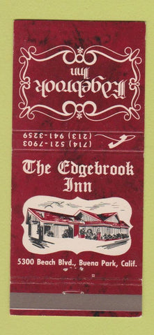 Matchbook Cover - Edgebrook Inn Buena Park CA 30 Strike