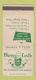 Matchbook Cover - Blarney Castle Los Angeles CA 30 Strike
