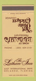 Matchbook Cover - Latham Inn Orlando FL Bogart's 30 Strike