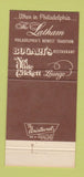 Matchbook Cover - Latham Inn Orlando FL Bogart's 30 Strike