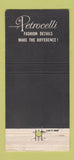 Matchbook Cover - Petrocelli Clothes Men's Monterey Park CA Howard's 30 Strike