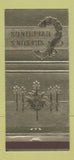 Matchbook Cover - Mutual Building and Loan Franklin IN Christmas 30 Strike