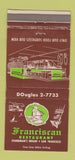 Matchbook Cover - Franciscan Restaurant San Francisco CA WEAR 30 Strike