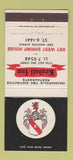 Matchbook Cover - Kendall Inn Indianapolis IN 30 Strike