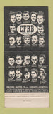 Matchbook Cover - CRFB Radio Toronto ON 21 Strike Feature