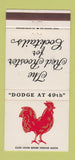 Matchbook Cover - Red Rooster Omaha NE 30 Strike