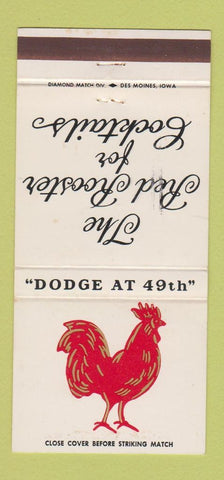 Matchbook Cover - Red Rooster Omaha NE 30 Strike