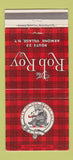 Matchbook Cover - The Rob Roy Armonk Village NY 30 Strike