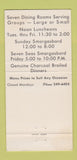Matchbook Cover - Welch's Embers Madison WI 30 Strike