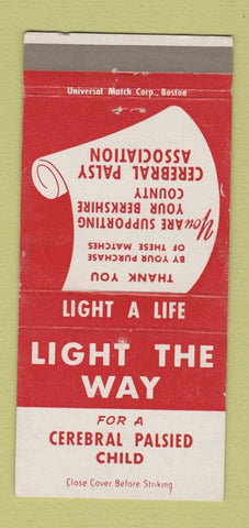 Matchbook Cover - Cerebral Palsy Association  30 Strike
