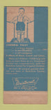 Matchbook Cover - Cerebral Palsy Association  30 Strike