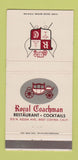 Matchbook Cover - Royal Coachman Restaurant West Covina CA 30 Strike