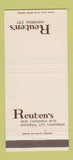 Matchbook Cover - Reuben's Universal City CA 30 Strike