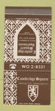 Matchbook Cover - Cambridge Square Apartments Groves TX 30 Strike