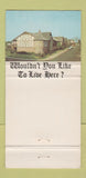 Matchbook Cover - Cambridge Square Apartments Groves TX 30 Strike