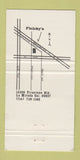 Matchbook Cover - Finicky's Restaurant La Mirada CA WEAR 30 Strike