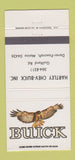 Matchbook Cover - Hartley Chevrolet Buick Dover Foxcroft ME 30 Strike