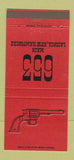 Matchbook Cover - 653 Main Laconia NH My Daddy's Pistol 30 Strike