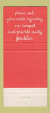 Matchbook Cover - Wally Branch's Yankee Pedlar Inn Toluca Lake CA 30 Strike