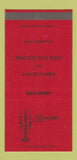 Matchbook Cover - Ricardo's Restaurant Columbus OH 30 Strike