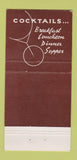 Matchbook Cover - The Cart Restaurant Chicago IL 30 Strike