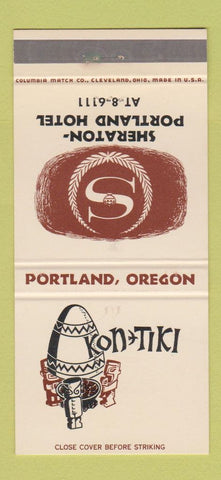Matchbook Cover - Kon Tiki Sheraton Hotel Portland OR 30 Strike