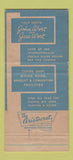 Matchbook Cover - Wort Hotel Jackson Hole WY 30 Strike