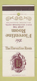 Matchbook Cover - Florentine Room Bellingham WA Doric Hotel 30 Strike