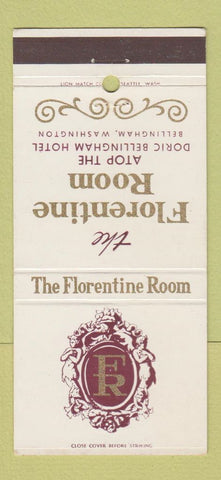 Matchbook Cover - Florentine Room Bellingham WA Doric Hotel 30 Strike