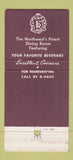 Matchbook Cover - Florentine Room Bellingham WA Doric Hotel 30 Strike