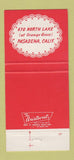 Matchbook Cover - The Den Restaurant Pasadena CA 30 Strike