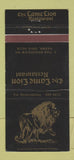 Matchbook Cover - Lame Lion Restaurant Parma OH 30 Strike