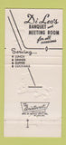 Matchbook Cover - Di Leo's Restaurant Chicago IL 30 Strike