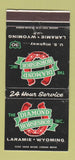 Matchbook Cover - Diamond Horseshoe Laramie WY WEAR 30 Strike
