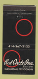 Matchbook Cover - Red Circle Inn Nashotah WI 30 Strike