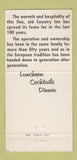 Matchbook Cover - Red Circle Inn Nashotah WI 30 Strike