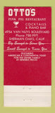 Matchbook Cover - Otto's Pink Pig Sherman Oaks CA 30 Strike