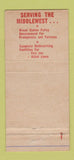 Matchbook Cover - Utilities Insurance Company Topeka KS St Louis MO 30 Strike
