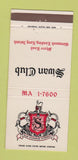 Matchbook Cover - Swan Club Glenwood Landing LI NY 30 Strike